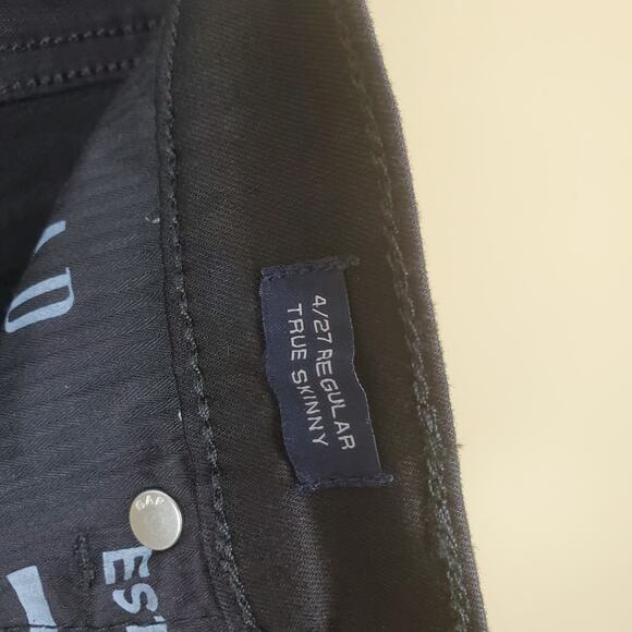 GAP High Rise True Skinny In Sculpt Jeans Size 4 - Picture 10 of 12